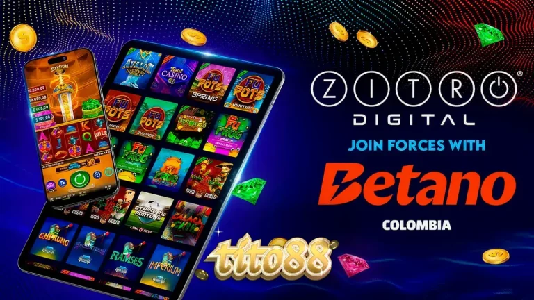 Tampilan antarmuka platform permainan slot digital dengan elemen visual modern
